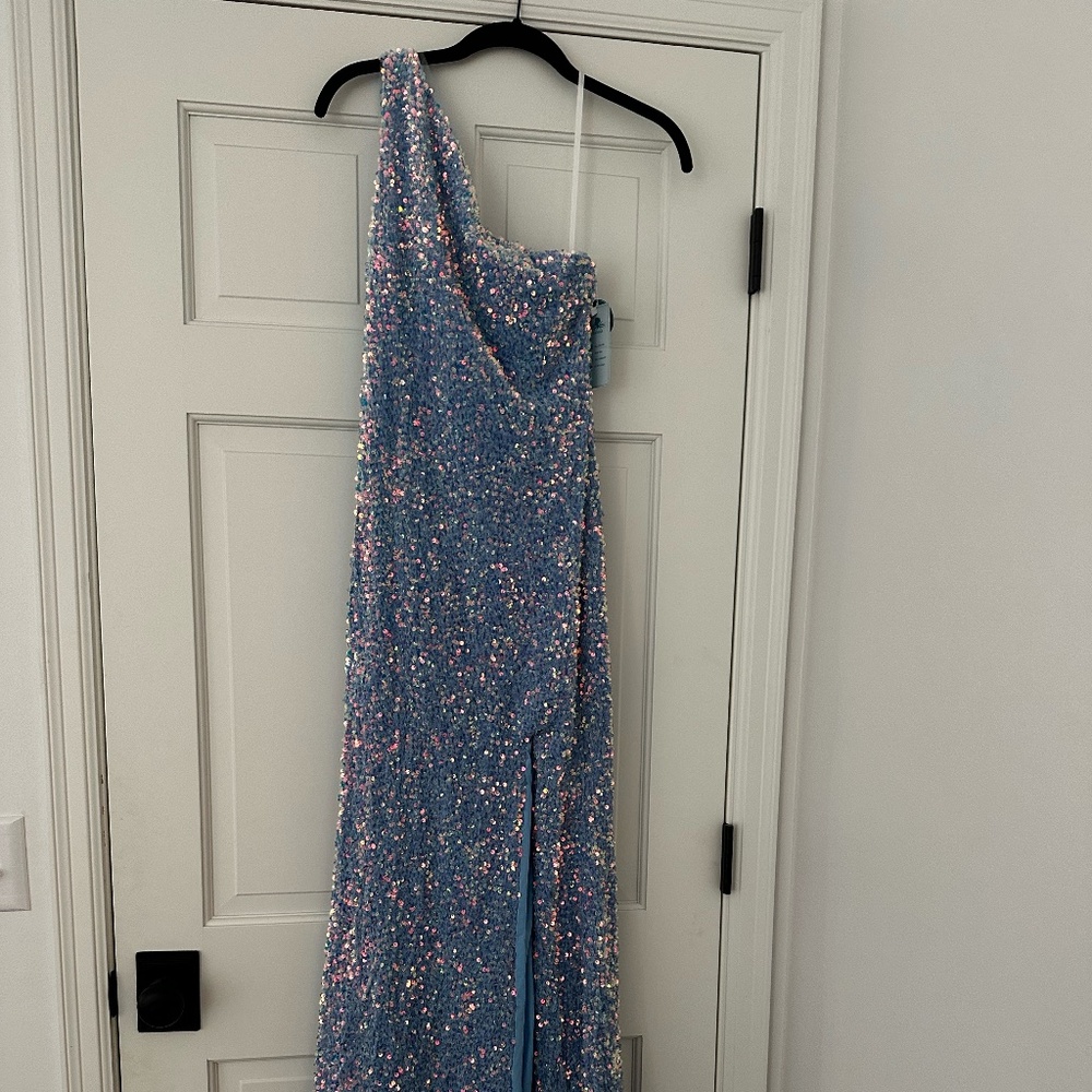 Sequince prom dress